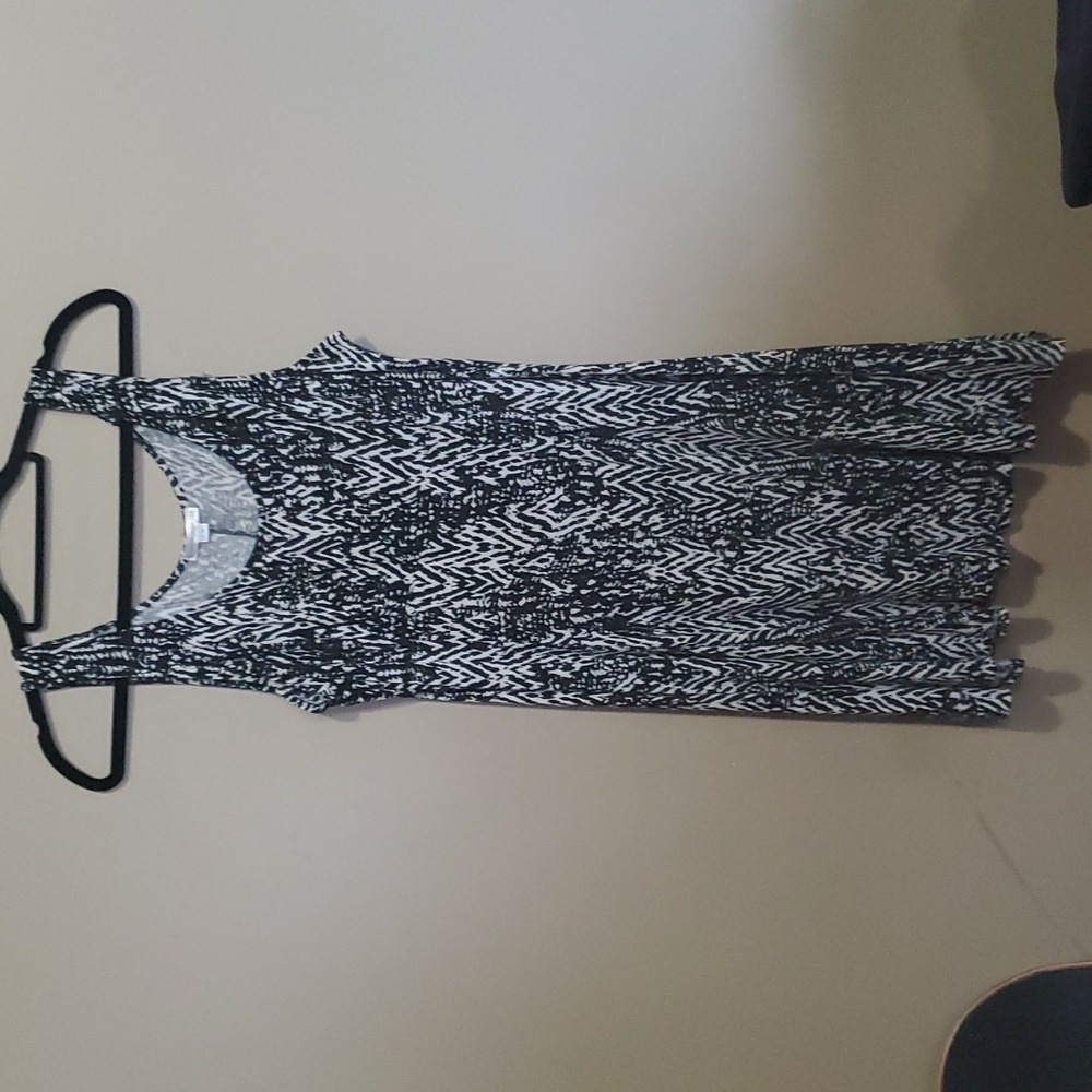 Warehouse one Black And White dress size large